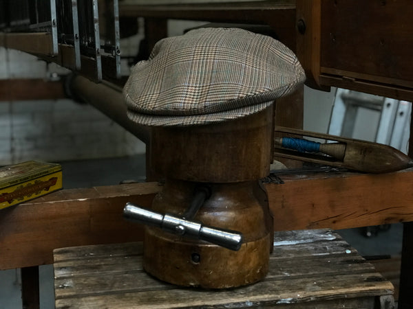 Vintage Checked Tweed Cap for Sale
