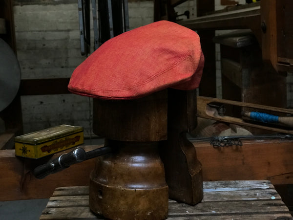 Sussex Tweed linen cap