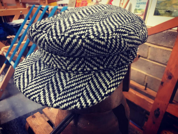 Black and White Rock-a-Nore Fisherman's Hat